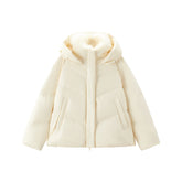 Women's Down Jacket with Detachable Fox Fur Collar
