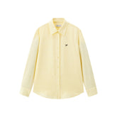 Women's Linen-Blend Long-Sleeve Shirt