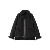 Women's Faux Shearling Oversized Jacket