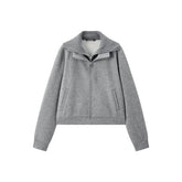 Women's Layered-Look Short Sweatshirt