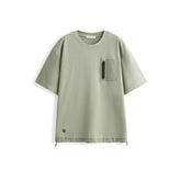 Men's Green Utility Pocket Oversized T-Shirt