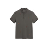Men's Brown Sorona Cooling Embroidered Polo Shirt