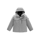 Men's Waterproof Outdoor Puffer Jacket Gray