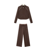 Women's Casual Tencel Flowing Sweatshirt Set