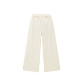 Women's Solid Wide-Leg Pants