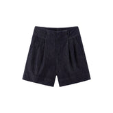 Women's High-Waist Wide-Leg Denim Shorts