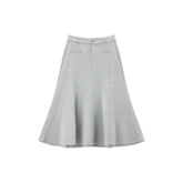 Women's Paneled Fishtail Midi Skirt
