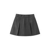 Women's High-Waisted Pleated A-Line Mini Skort