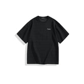 Men's Black Full Jacquard 3D Pattern T-Shirt