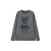 Women's Jacquard Texture Knit Pullover