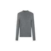 Women's Dark Gray Sheep Wool Pullover Sweater
