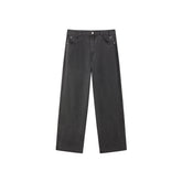 Women's Solid Tencel Wide-Leg Jeans