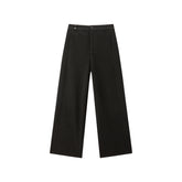 Women's High-Waist Heavyweight Chenille Wide-Leg Pants