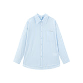 Women's Colorblock Striped Deconstructed Shirt