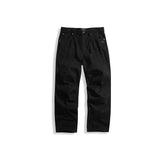 Men's Washed Wide-leg Jeans