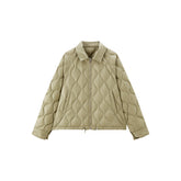 Women's Lightweight Puffer Jacket with Drawstring Hem