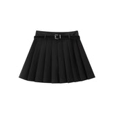 Women's High-Waist Pleated Short Skirt