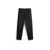 Men's Tapered Jeans with Stitched Label