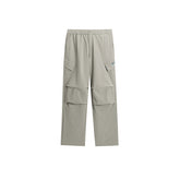 Men's Khaki Utility Pants with Patch Pockets