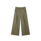 Women's Pleated High-Waisted Trousers