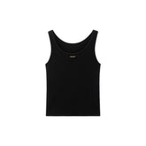 Women's Basic Black Knit Tank Top