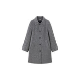 Women's Turn-down Collar Wool Coat
