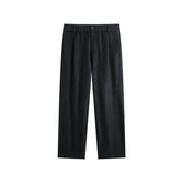 Men's Textured Straight-Leg Trousers