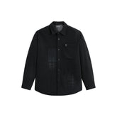 Men's Tonal Panel Corduroy Shirt