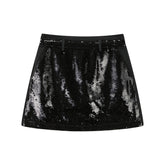 Women's Exquisite Sequined A-line Skirt