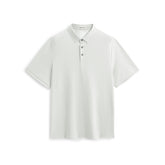 Men's Allover Letter Jacquard Polo Shirt