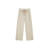 Women's Drawstring Straight Pants