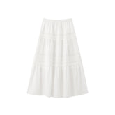 Women's High-Waist A-Line Tiered Skirt