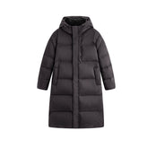Men's Long Hooded Ultra-Warm Down Coat
