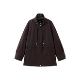 Women's Barn-Style Longline Trench Coat