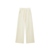 Women's Drawstring-Waist Oversized Curved-Leg Pants