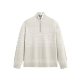 Men's Fair Isle Mock-Neck Knit Sweater