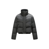 Women's Knitting Spliced Puffer Jacket