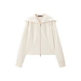 Women's Wide-Lapel Long-Sleeve Knit Cardigan