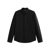 Men's Slim-Fit Embroidered Business Shirt