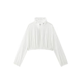 Women's Cropped Reflective Print UV-Protective Jacket