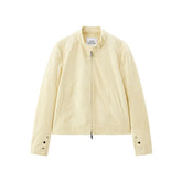 Women's Short Moto-Style Faux Suede Jacket
