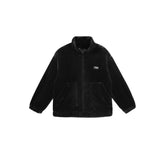 Men's Faux Rabbit Fur Quilted Jacket