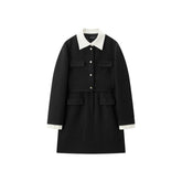 Women's Layered-Look Tweed Sequin Dress