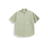 Men's Solid Relaxed-Fit Short-Sleeve Shirt