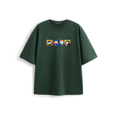 Men's Cotton Cartoon Print T-Shirt