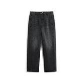 Men's Washed Lyocell Straight-Leg Jeans