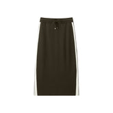 Women's Sporty Contrast Knit Skirt
