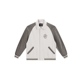 Men's Contrast Embroidered Baseball Jacket