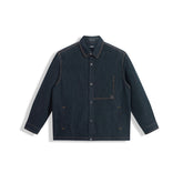 Men's Denim Shirt with Contrast Topstitching