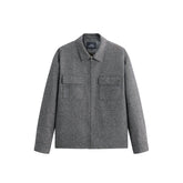 Men's Tweed-Inspired Overshirt